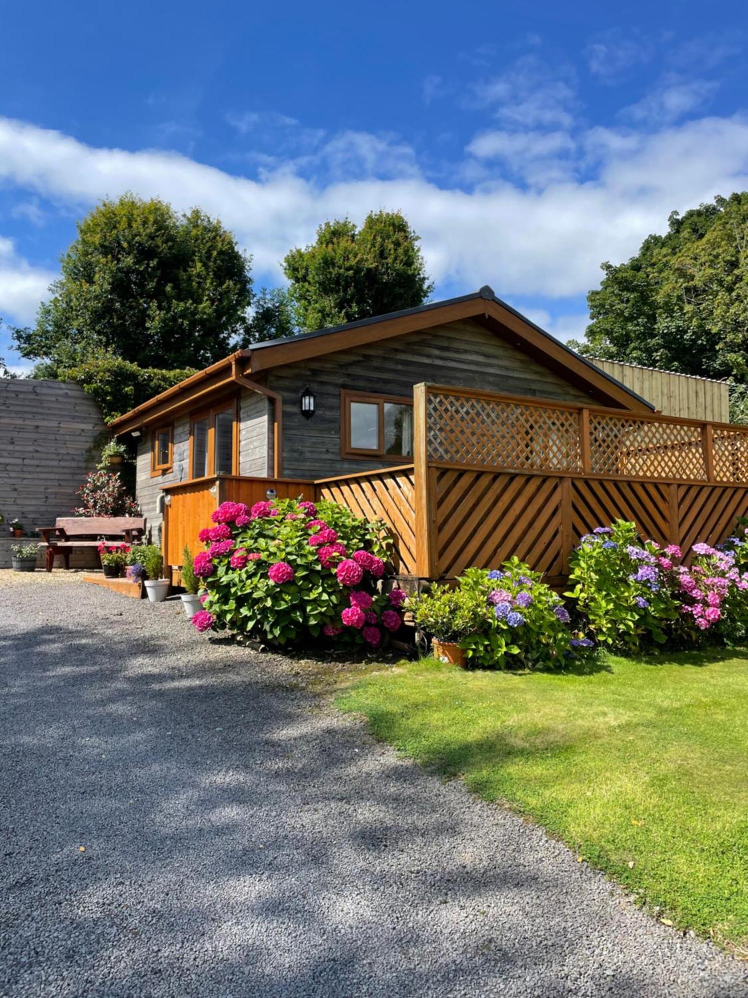 Swansea Log Cabin Pontardawe Bagian luar foto
